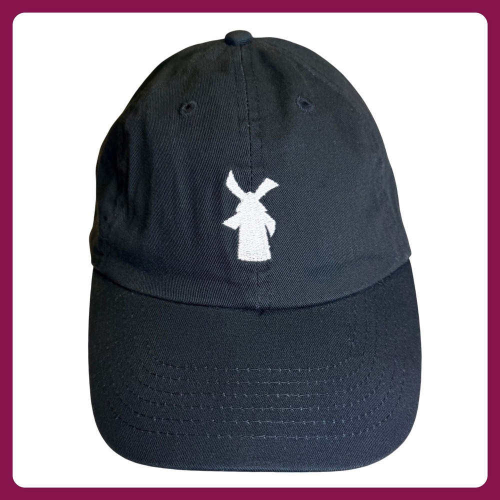 Dutch Bros Coffee Employee Uniform Hat Black Cotton Baseball Cap Windmill